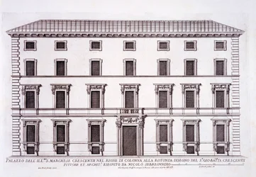 Palazzo af Marchese Giovanni Battista Crescentii, Rom, fra 